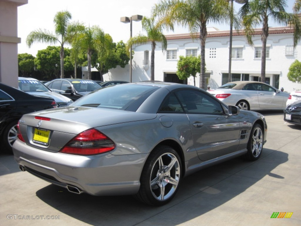 2011 SL 550 Roadster - Palladium Silver Metallic / Ash photo #2
