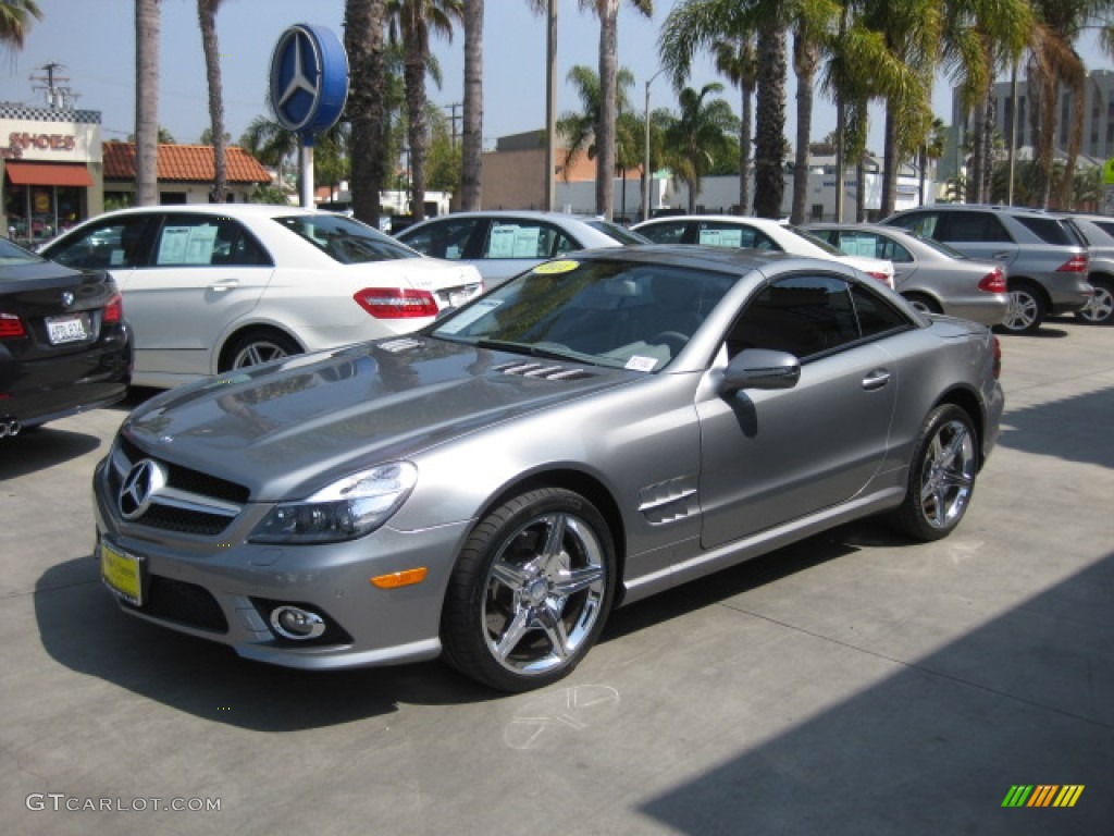 2011 SL 550 Roadster - Palladium Silver Metallic / Ash photo #5