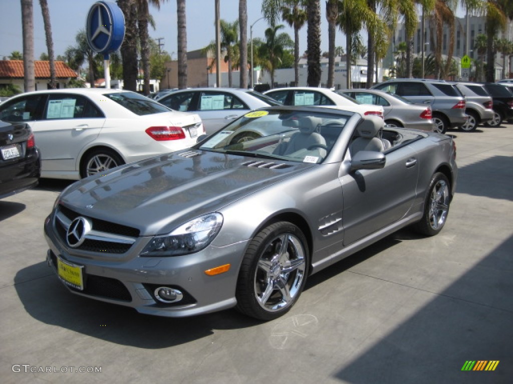 2011 SL 550 Roadster - Palladium Silver Metallic / Ash photo #6