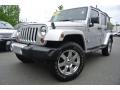 2011 Bright Silver Metallic Jeep Wrangler Unlimited Sahara 70th Anniversary 4x4  photo #1