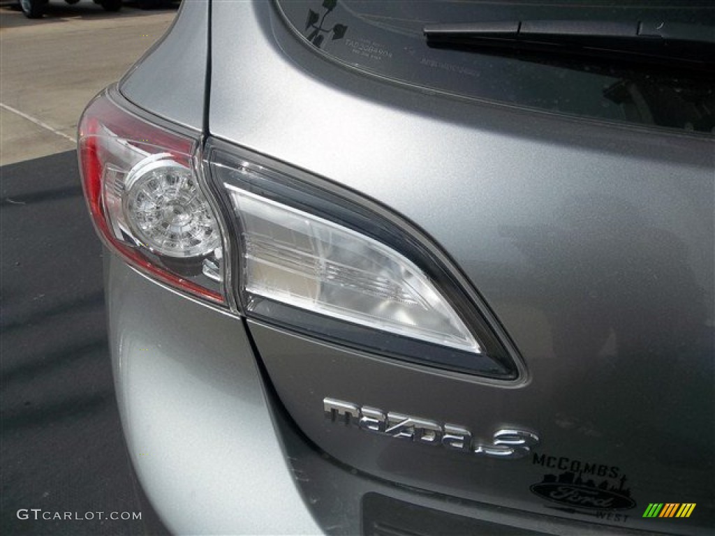 2012 MAZDA3 s Grand Touring 5 Door - Liquid Silver Metallic / Black photo #5