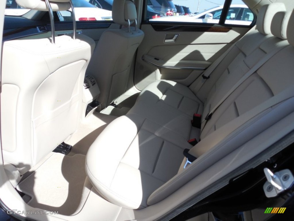 2014 E 350 Sedan - Black / Silk Beige/Espresso Brown photo #8