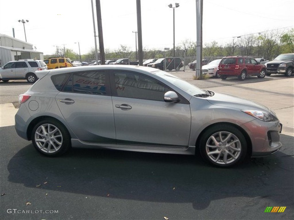 Liquid Silver Metallic 2012 Mazda MAZDA3 s Grand Touring 5 Door Exterior Photo #80675301