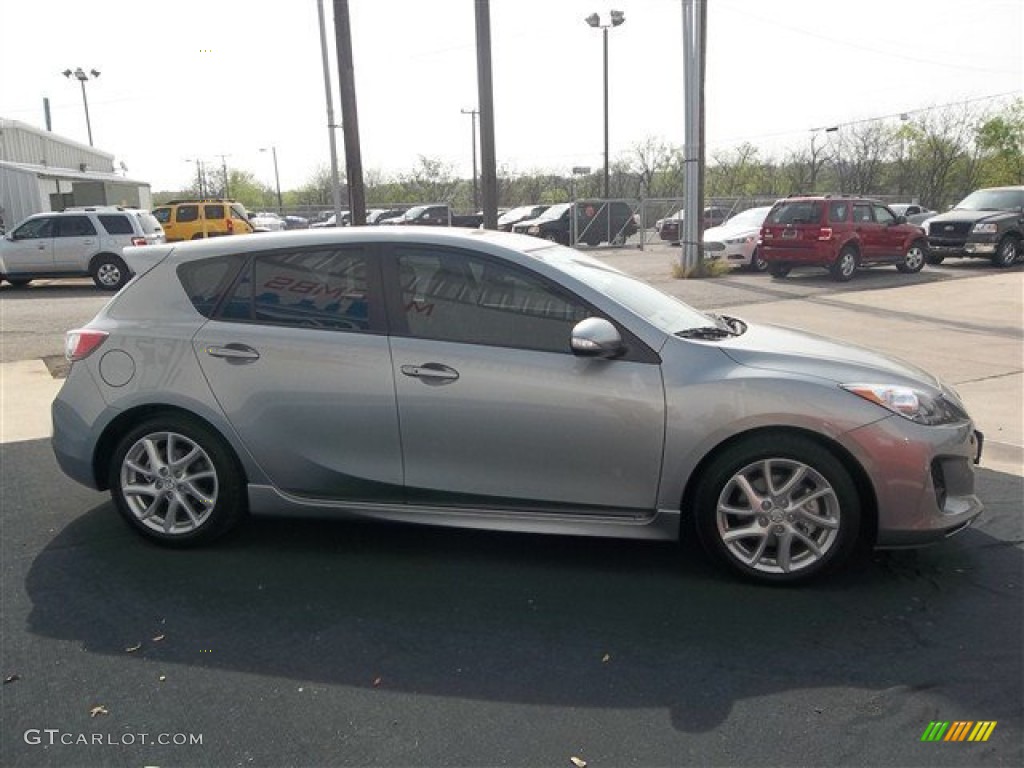 2012 MAZDA3 s Grand Touring 5 Door - Liquid Silver Metallic / Black photo #7