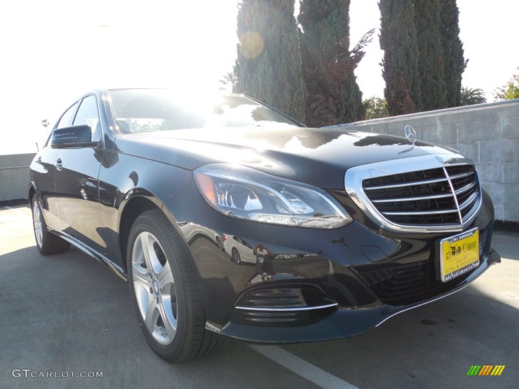 2014 E 350 Sedan - Black / Silk Beige/Espresso Brown photo #11