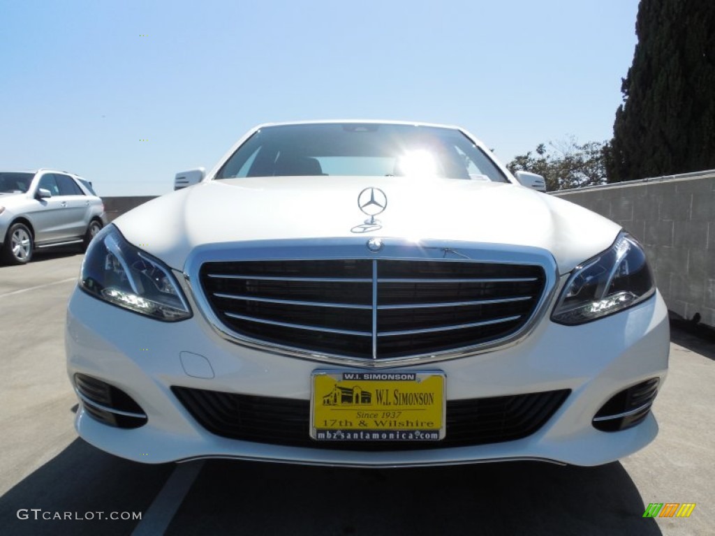 2014 E 350 Sedan - Diamond White Metallic / Black photo #2