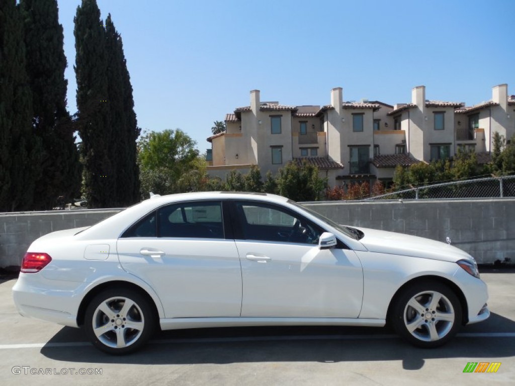 2014 E 350 Sedan - Diamond White Metallic / Black photo #3