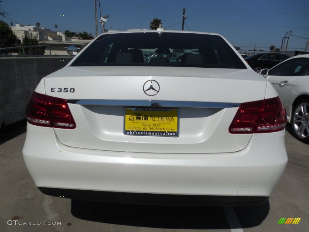 2014 E 350 Sedan - Diamond White Metallic / Black photo #5