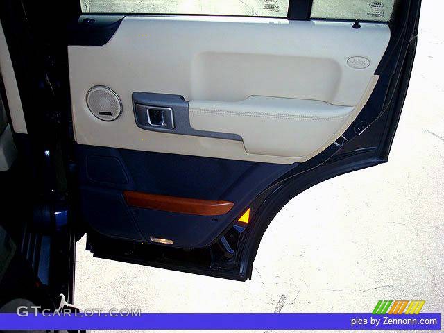 2006 Range Rover Supercharged - Buckingham Blue Metallic / Parchment/Navy photo #17