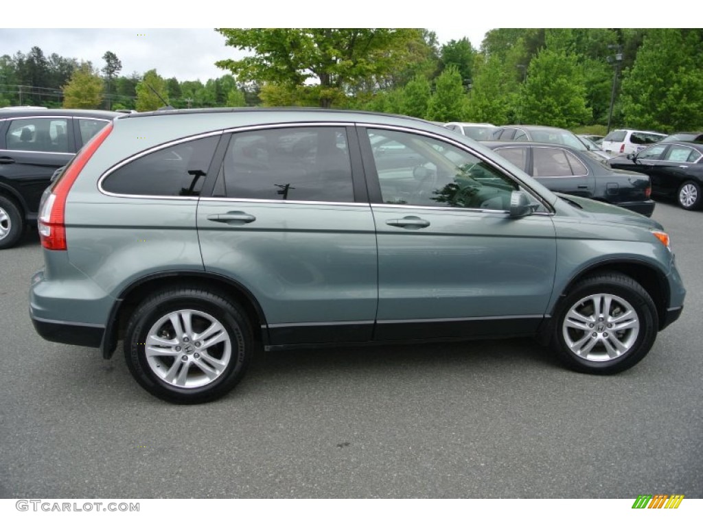 2010 CR-V EX-L - Opal Sage Metallic / Ivory photo #3