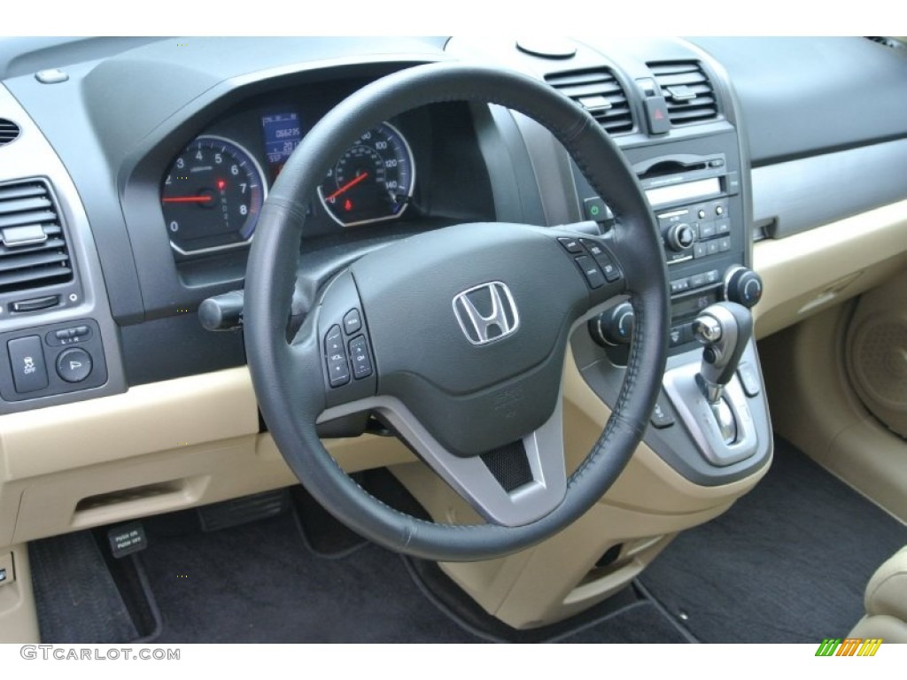 2010 Honda CR-V EX-L Ivory Dashboard Photo #80675914