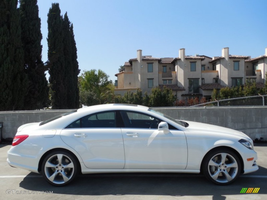 Diamond White Metallic 2014 Mercedes-Benz CLS 550 Coupe Exterior Photo #80675933