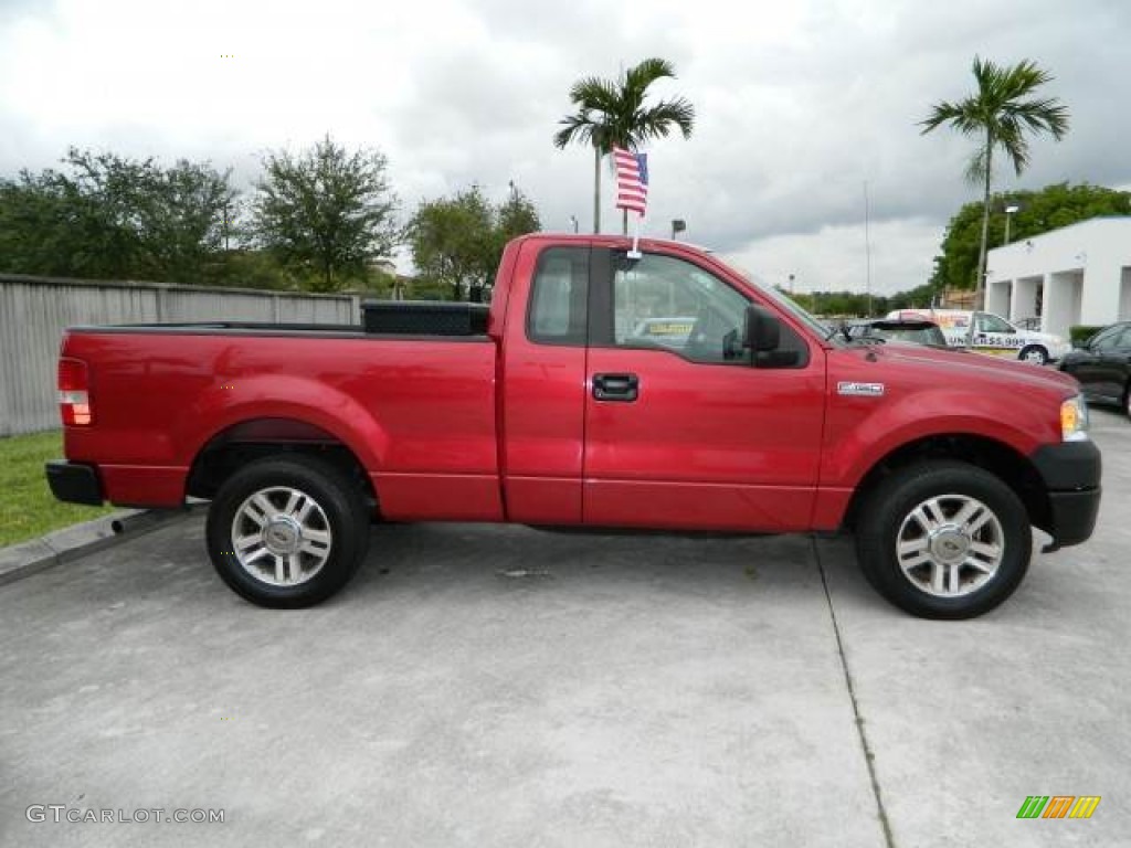 Redfire Metallic 2008 Ford F150 XL Regular Cab Exterior Photo #80676258