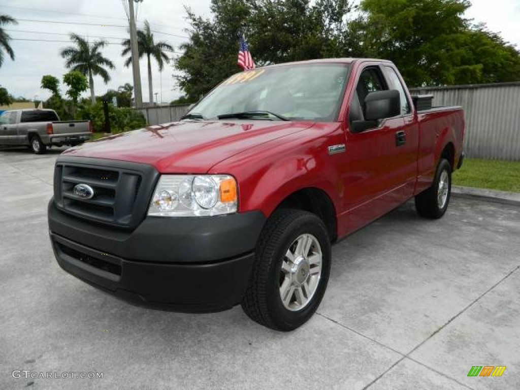 Redfire Metallic 2008 Ford F150 XL Regular Cab Exterior Photo #80676307