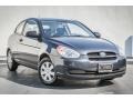 2007 Charcoal Gray Hyundai Accent GS Coupe  photo #12