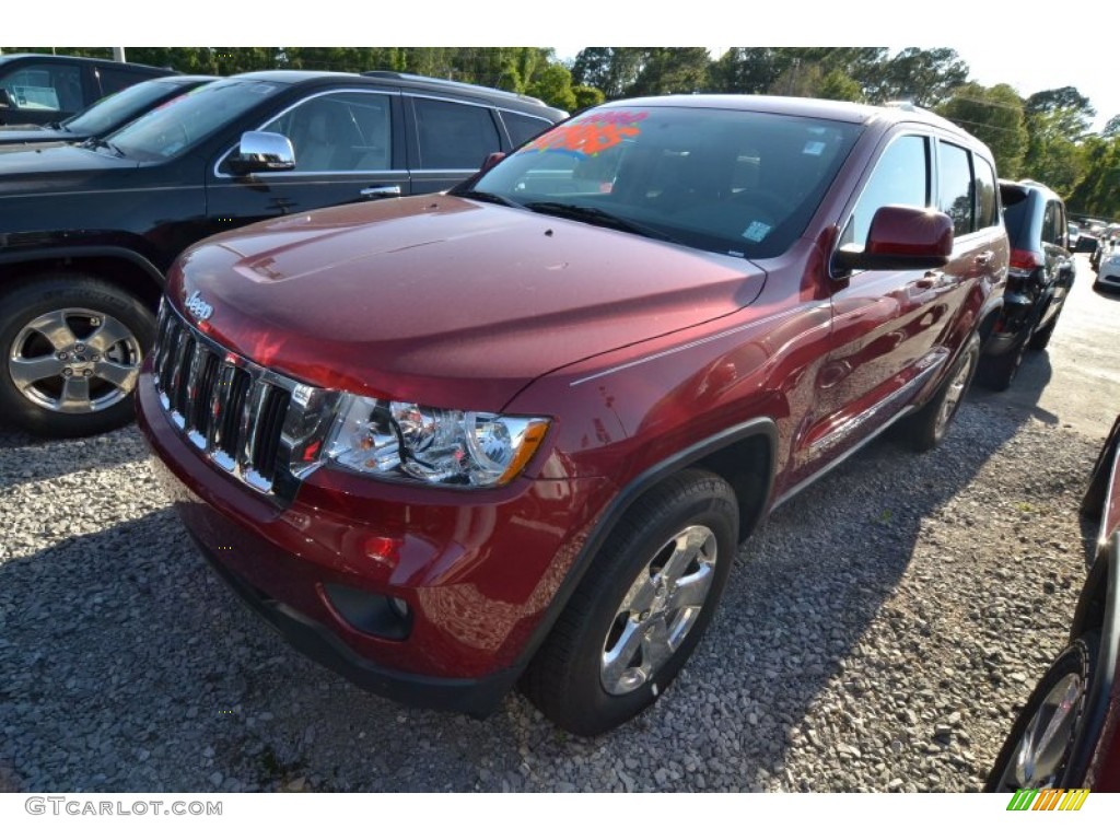 2013 Grand Cherokee Laredo - Deep Cherry Red Crystal Pearl / Black photo #1