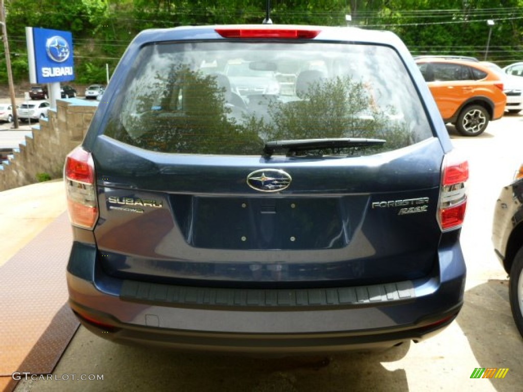 2014 Forester 2.5i - Marine Blue Pearl / Platinum photo #3