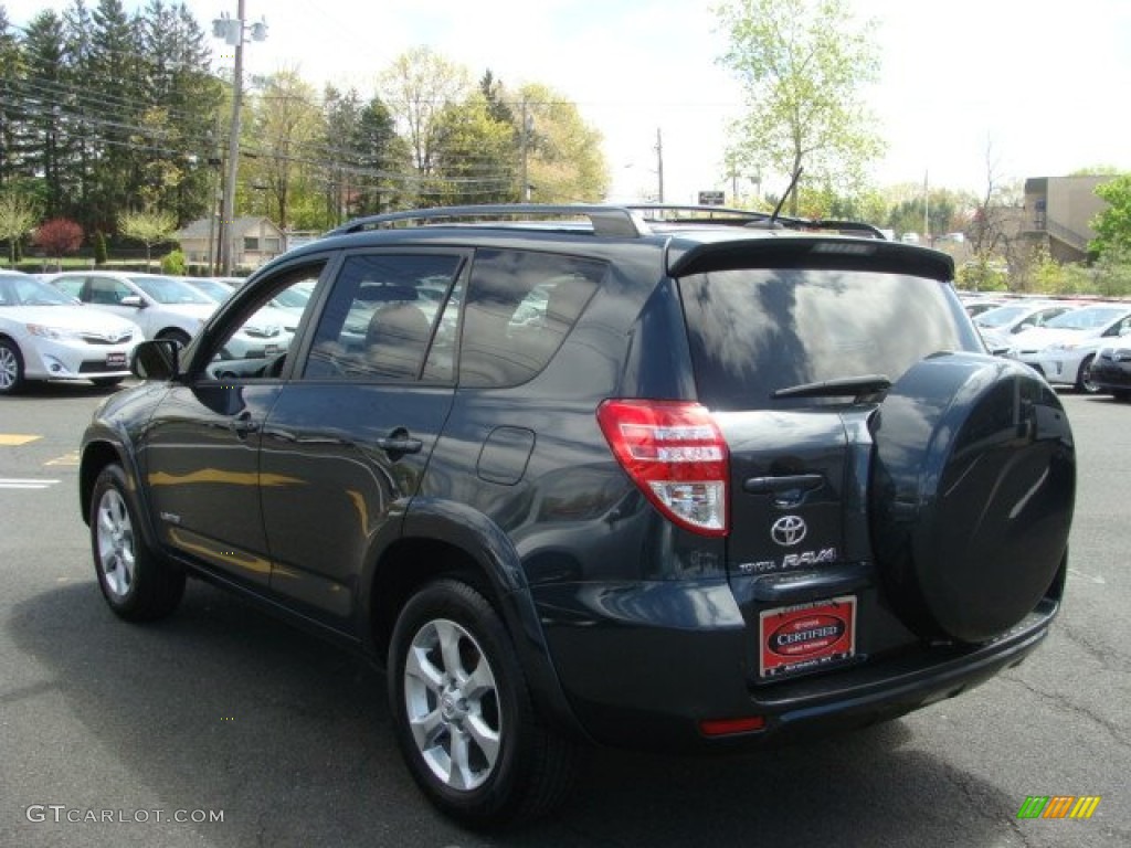 2010 RAV4 Limited V6 4WD - Black Forest Pearl / Sand Beige photo #6