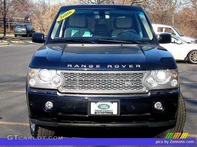 2006 Range Rover Supercharged - Buckingham Blue Metallic / Parchment/Navy photo #24