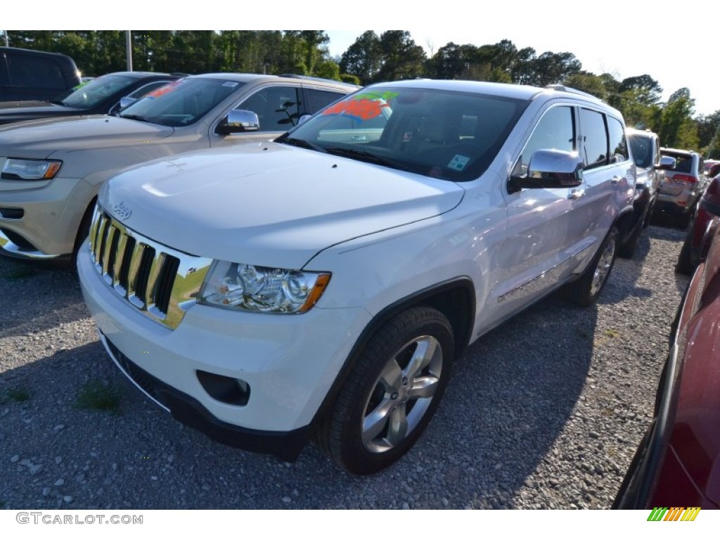 2013 Grand Cherokee Limited - Bright White / Black/Light Frost Beige photo #1