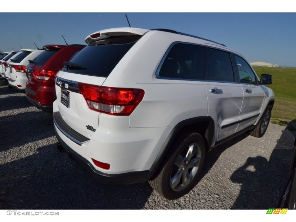 2013 Grand Cherokee Limited - Bright White / Black/Light Frost Beige photo #4
