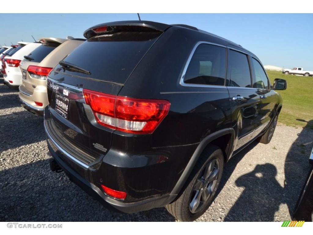 2013 Grand Cherokee Limited - Brilliant Black Crystal Pearl / Black/Light Frost Beige photo #4