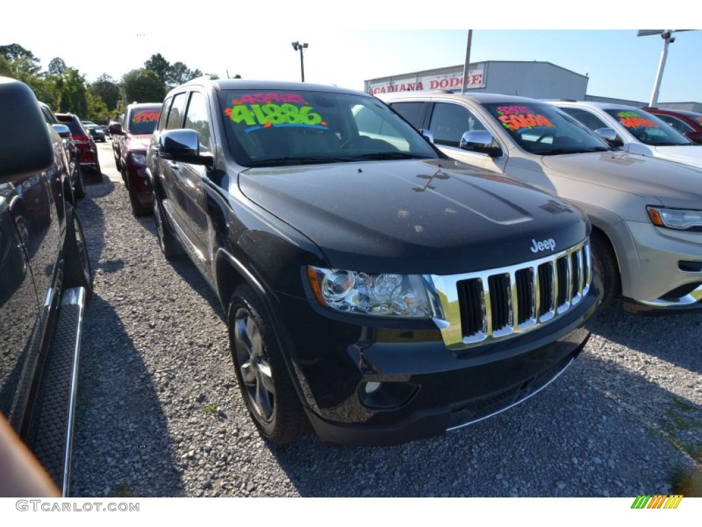 2013 Grand Cherokee Limited - Brilliant Black Crystal Pearl / Black/Light Frost Beige photo #5