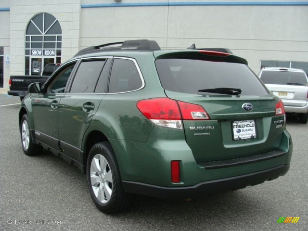 2011 Outback 2.5i Limited Wagon - Cypress Green Pearl / Warm Ivory photo #4