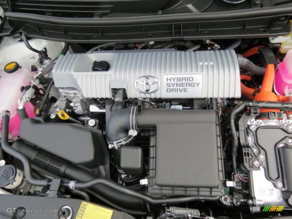 2013 Toyota Prius Two Hybrid 1.8 Liter DOHC 16-Valve VVT-i 4 Cylinder/Electric Hybrid Engine Photo #80680799