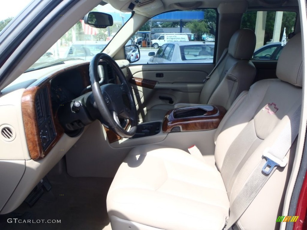 2005 Silverado 2500HD LT Extended Cab - Sport Red Metallic / Tan photo #14