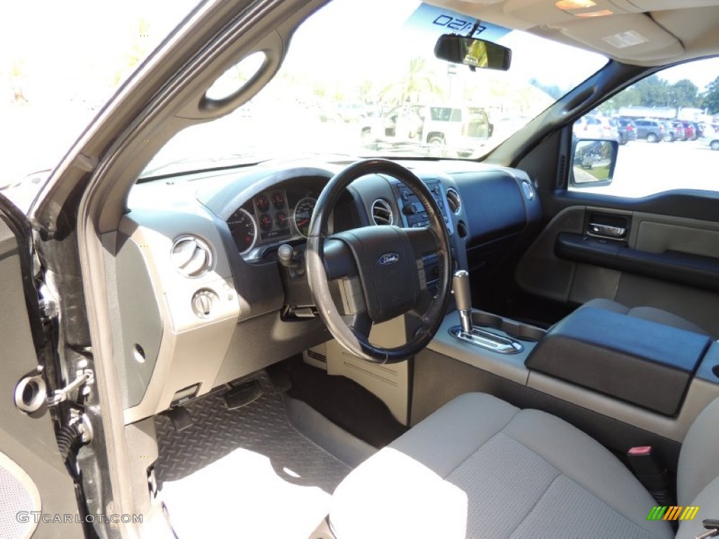 2005 F150 FX4 SuperCab 4x4 - Black / Medium Flint Grey photo #10