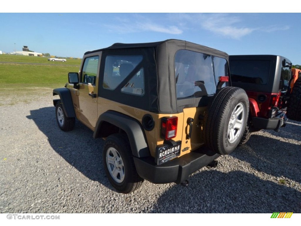 2013 Wrangler Sport 4x4 - Dune Beige / Black photo #2