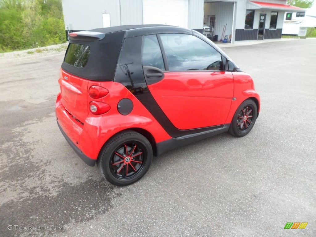 2010 fortwo passion cabriolet - Rally Red / design Black photo #6