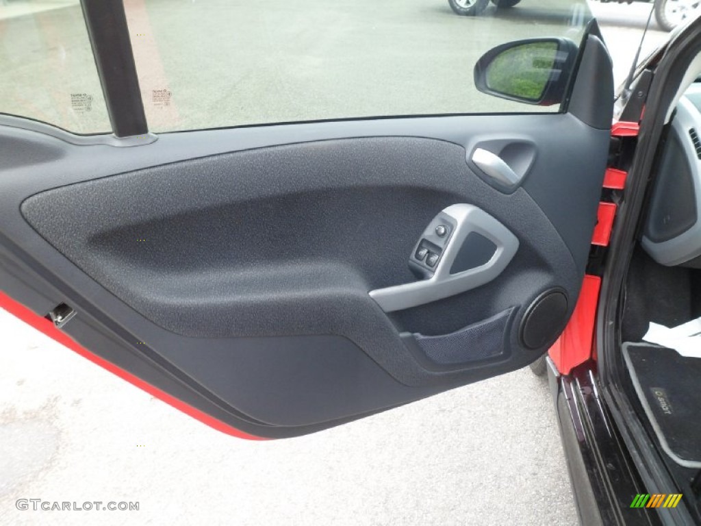 2010 Smart fortwo passion cabriolet design Black Door Panel Photo #80682540