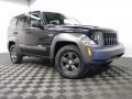 Brilliant Black Crystal Pearl 2010 Jeep Liberty Renegade 4x4