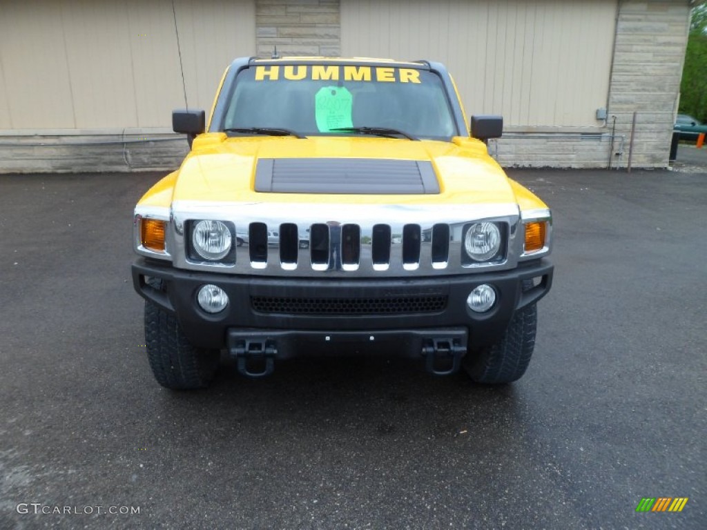 2007 H3 X - Yellow / Ebony Black photo #3