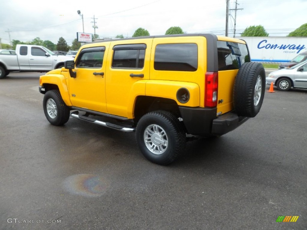 2007 H3 X - Yellow / Ebony Black photo #5