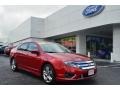 Red Candy Metallic 2010 Ford Fusion Sport