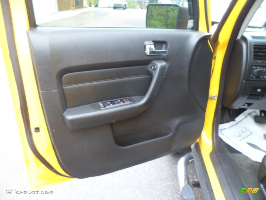 2007 H3 X - Yellow / Ebony Black photo #20