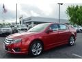 2010 Red Candy Metallic Ford Fusion Sport  photo #6