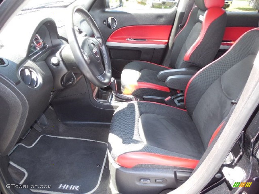 Ebony Black/Red Interior 2008 Chevrolet HHR SS Photo #80686788