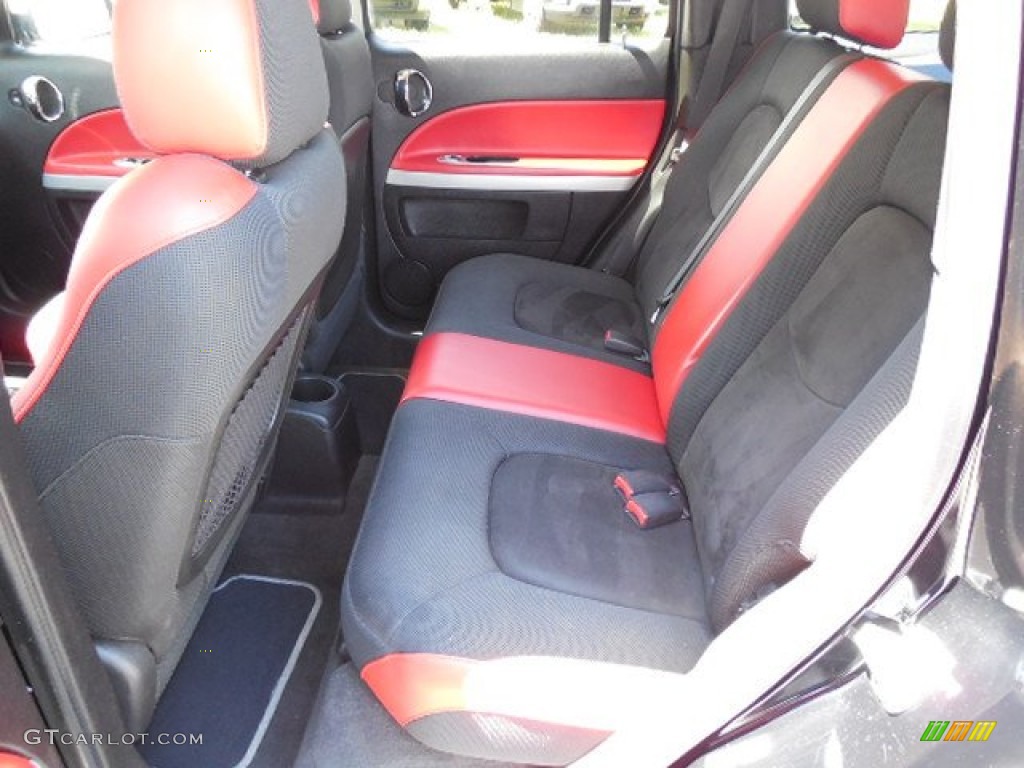 Ebony Black/Red Interior 2008 Chevrolet HHR SS Photo #80686802