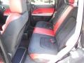 2008 Chevrolet HHR Ebony Black/Red Interior Rear Seat Photo