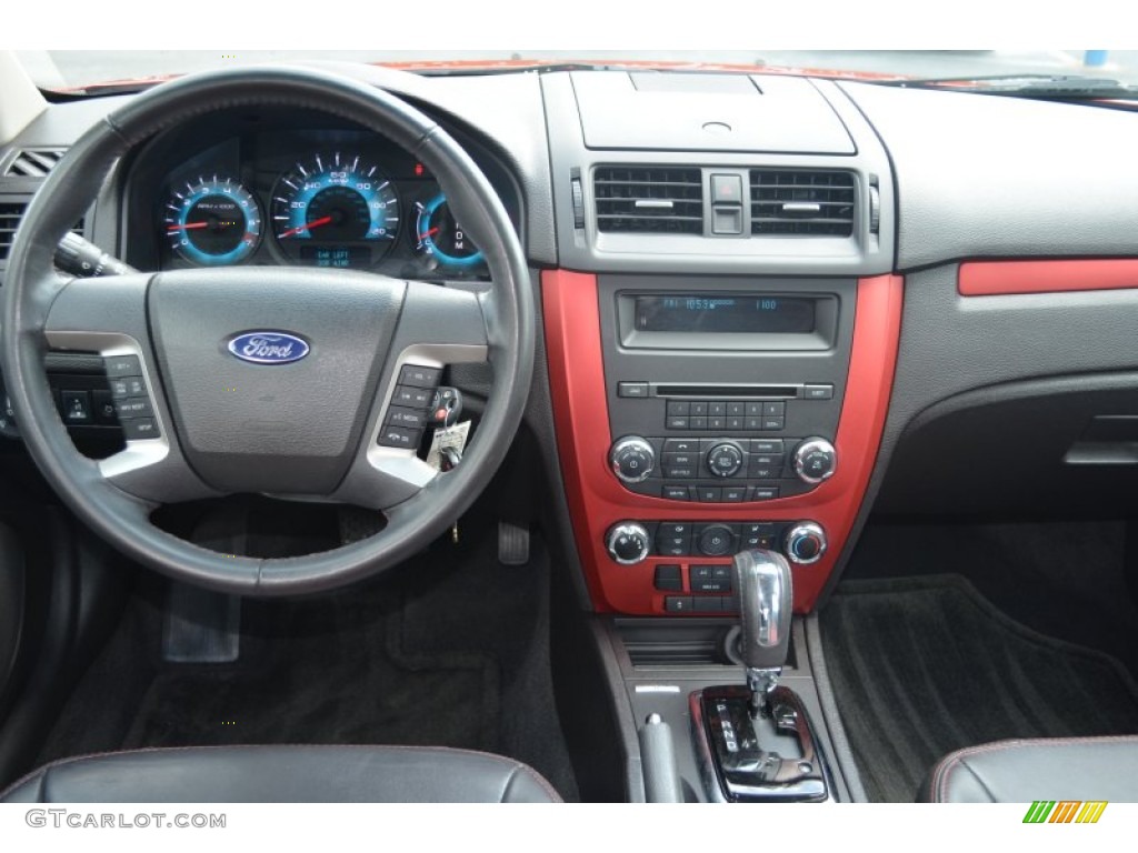 2010 Ford Fusion Sport Charcoal Black/Sport Black Dashboard Photo #80687087