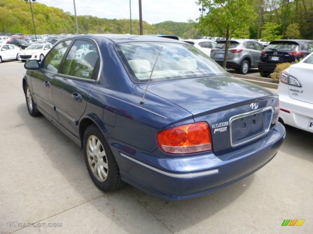 2005 Sonata GLS V6 - Ardor Blue / Beige photo #5