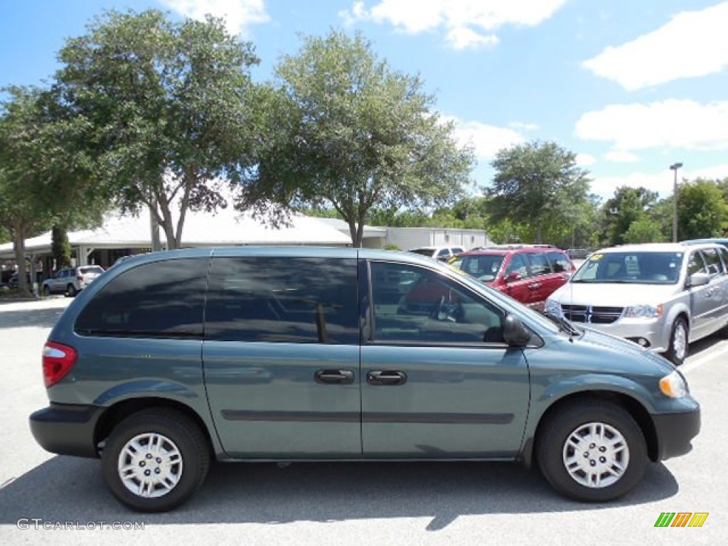 2007 Caravan SE - Magnesium Green Pearl / Medium Slate Gray photo #11