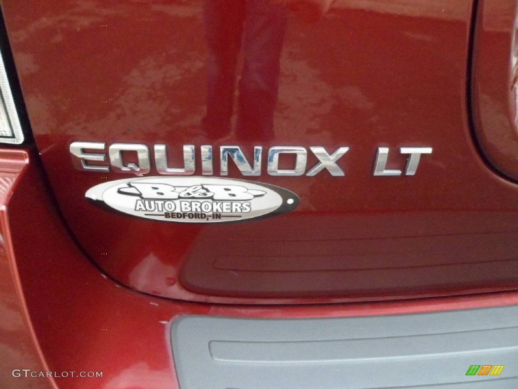 2008 Equinox LT AWD - Deep Ruby Red Metallic / Dark Gray photo #10