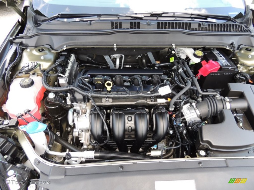 2013 Ford Fusion S Engine Photos