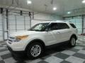 2012 White Suede Ford Explorer XLT  photo #4