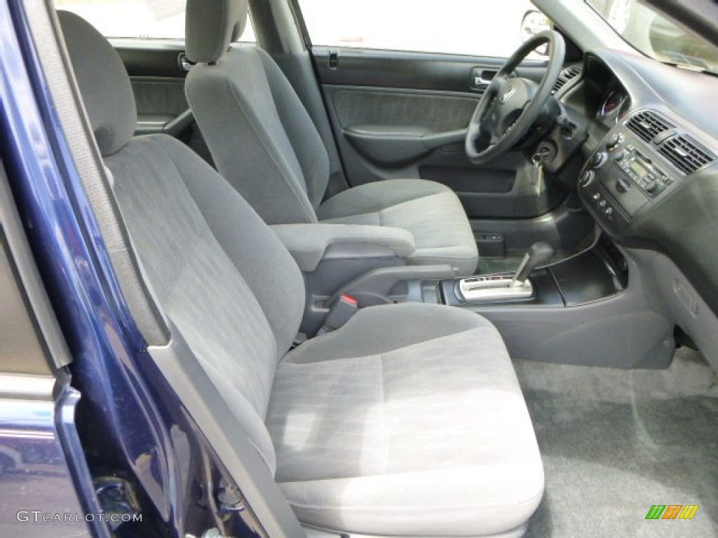 Gray Interior 2003 Honda Civic EX Sedan Photo #80689217